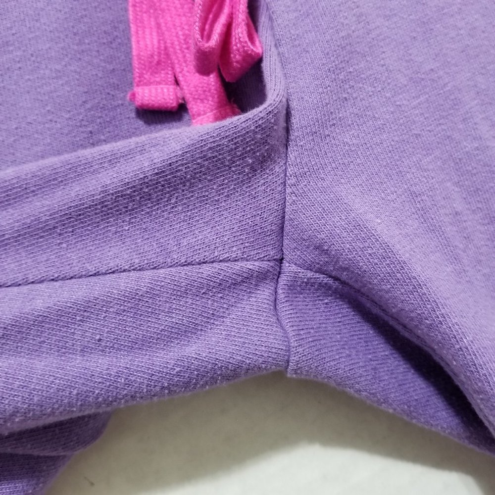 Victoria's Secret PINK pants XS heart logo graphic cropped capri sweats lounge - Picture 8 of 15